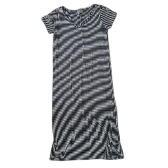 Olivia Rae V-neck Striped T-Shirt Dress Size Small - Picture 1 of 4